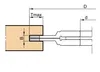 Frezite Notfräs ställbar 2-delad HW Ø250 x 15-29,5 x Ø30 Z=4+V4 MAN, Tmax 70
