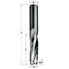 CMT Spiralfräs slät HW solid,  Z=3, hörn 60° Ø14x50/110 RH, positiv