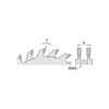 CMT Ritsklinga HW 2-delad 70x2,8-3,6x20 Z8+8 FZ, inkl shims