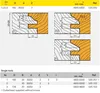 Frezite Falsfräs nr 2 HW vändsk. till luckfrässats 520 Ø160 x 20 x Ø30  Z=3+V3