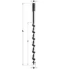 CMT Träspiralborr HS L230/460 S=Exagonal