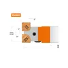 CMT Profilskär HW 25x24,8x2 (1 par) för fräs 694.003, R5+R10