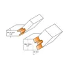 CMT Geringslimfogfräsar HW Z=2 sats 2-delar Ø37,3x22,2/60,3  S=12,7, 22,5°