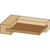 CMT Tapp- och slitsverktyg m. 18° fas för luckor HW Z=2, Ø41,2x16-35, S=12, RH