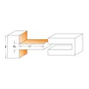 CMT Tapp- och slitsverktygssats HW Ø75x34,9, S=12,0, Z=2 MAN, T1=4,76-9,5