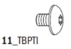 CMT Torxskruv M3,5x5  TL=7,2   kullrigt huvud D=8,8, T15