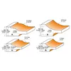 CMT Frisfräs HW Z=2 med baks.fräs & kullager Profil A1, Ø63,5  L=70  S=12,0,  T1=11,1-17,5