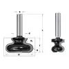 CMT Fingergreppsfräs  HW Z=2 Ø38,1x20,7/55,4  S=8,0  R6/1,8, I=20, d=17