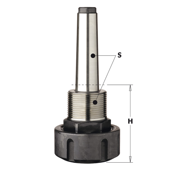 CMT Chuck MK2 för spännhylsa ER32 A=62, M30x1,5, RH