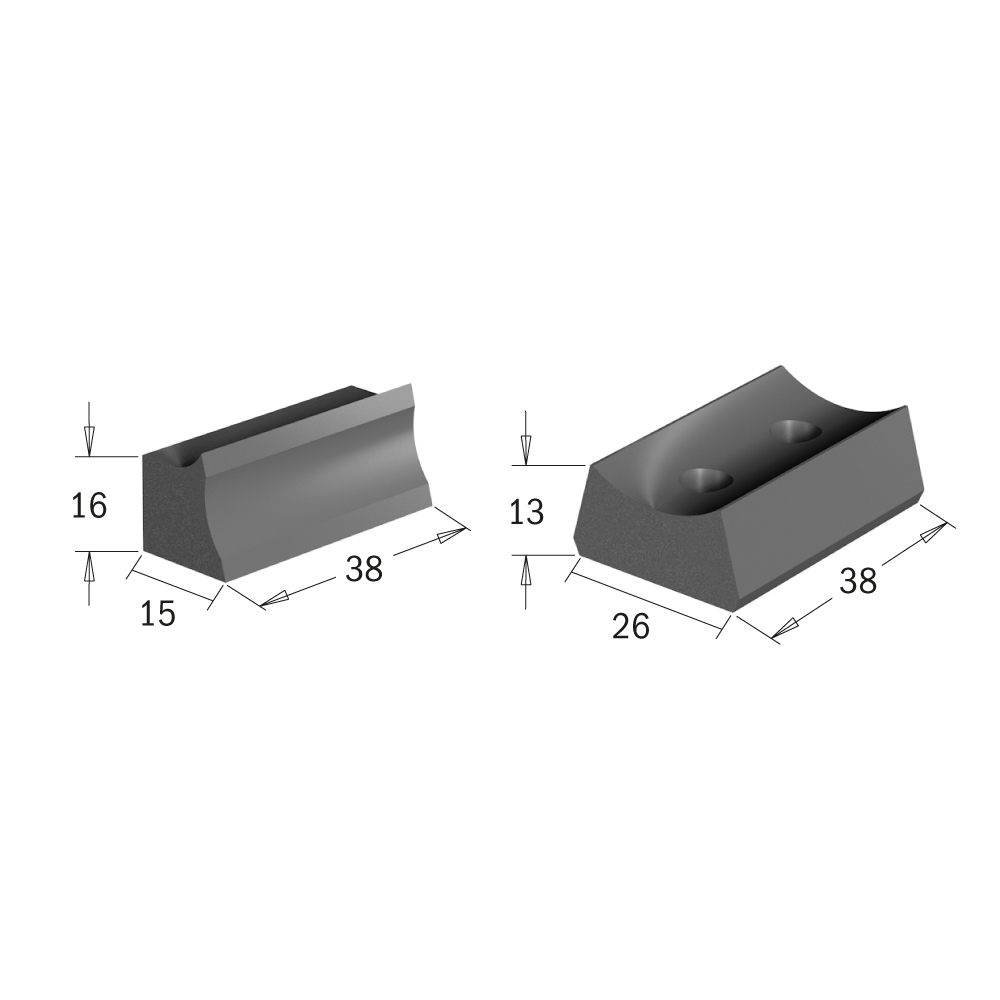 CMT Spännkil för vändskärskutter CMT 17x11x9,5  (694.005)