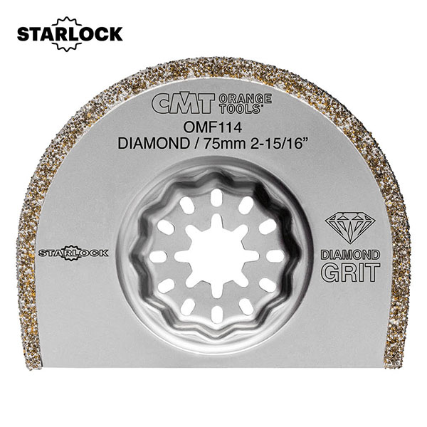 CMT 75mm Diamond Coated Extra-Long Life Radial Saw Blade, STARLOCK