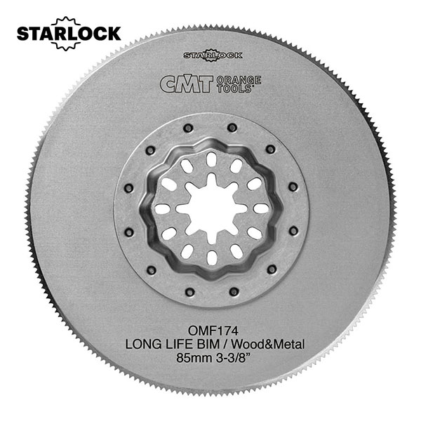 CMT 85mm Circular Saw Blade for Wood & Metal, Long Life, STARLOCK