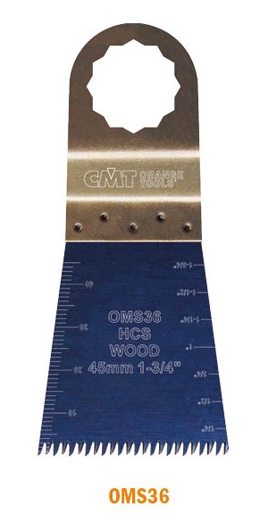 CMT Multiblad HCS, CMT OMS36, 5-Pack Trä,  45x50 mm, 14 TPI, Japantandad
