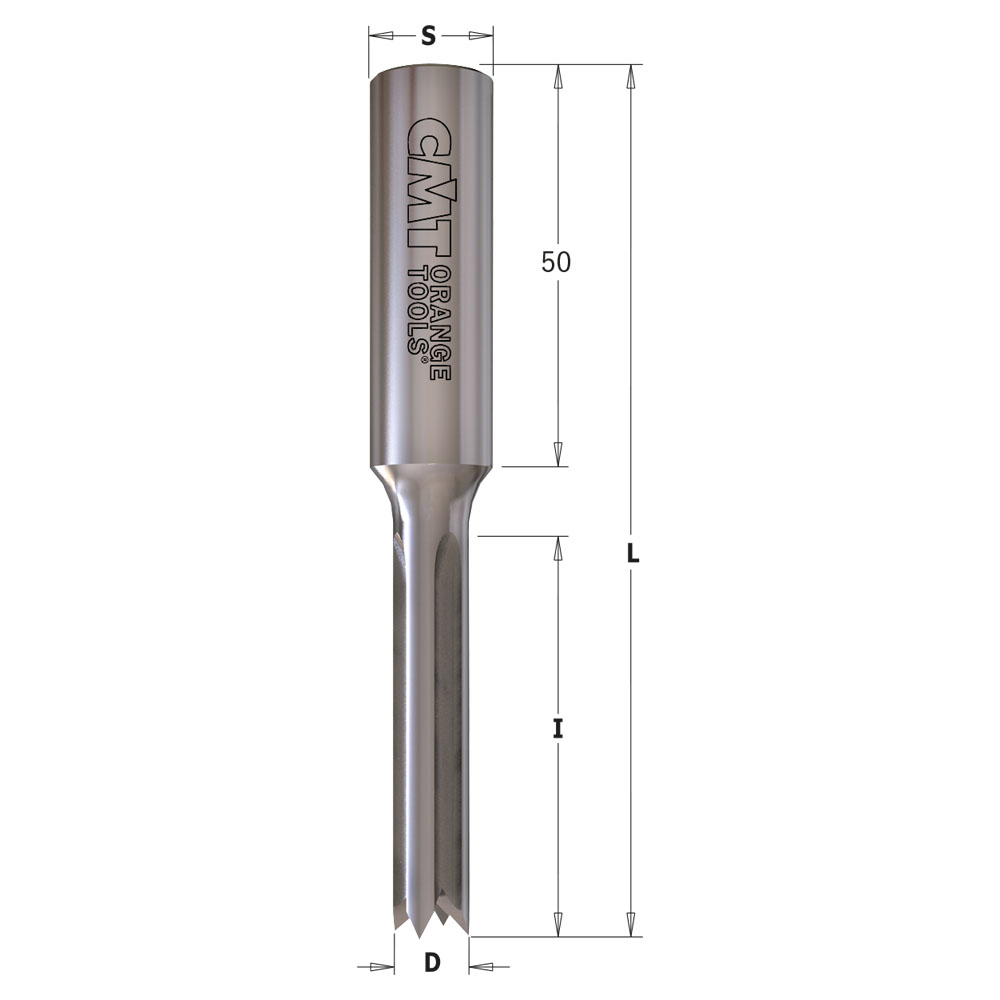CMT Långhålsborr HL Z=4 för oscillerande fräsning Ø6,0x45/100, S=13x50
