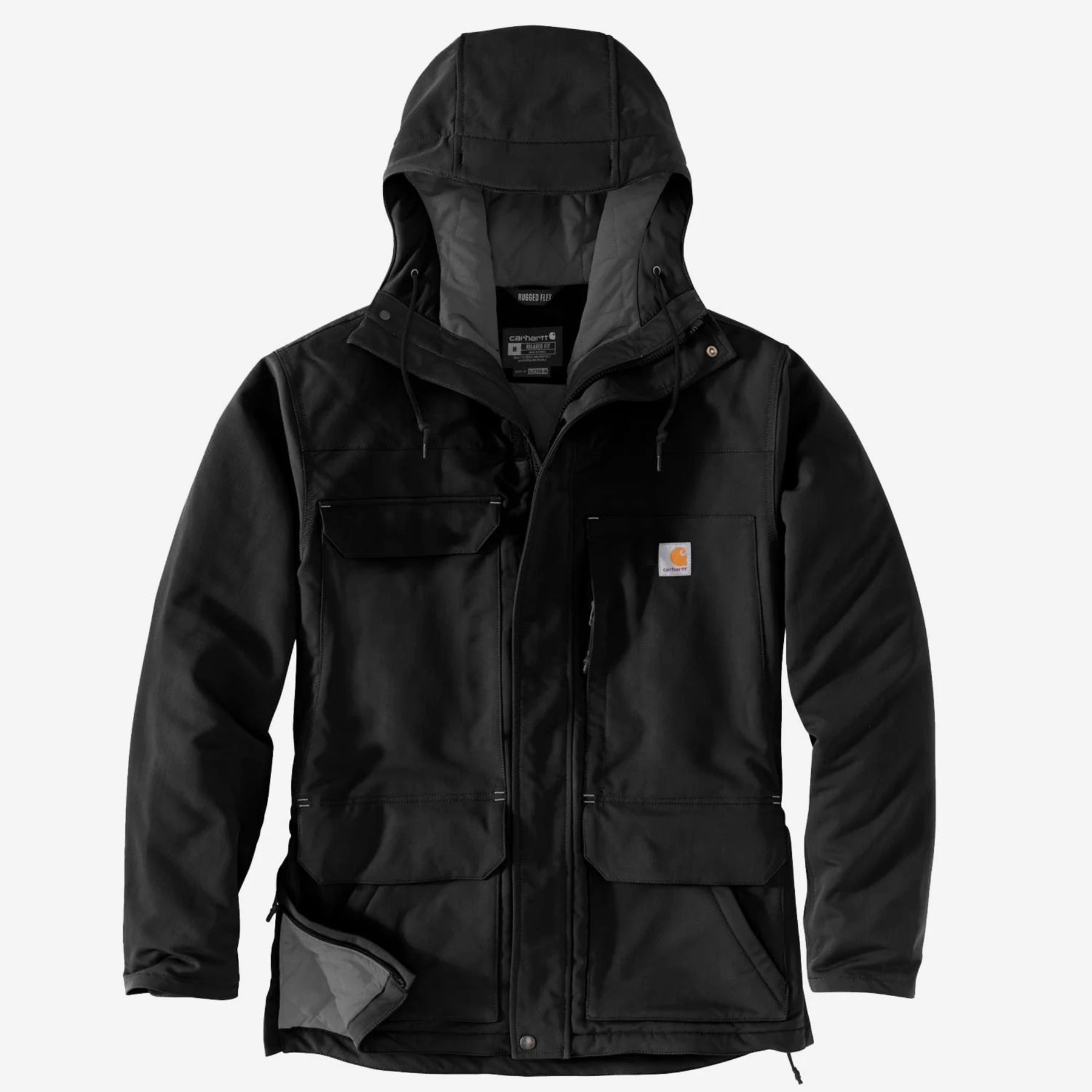 CARHARTT® Super Dux Bonded Chore Coat, Black Fodrad Vinterjacka