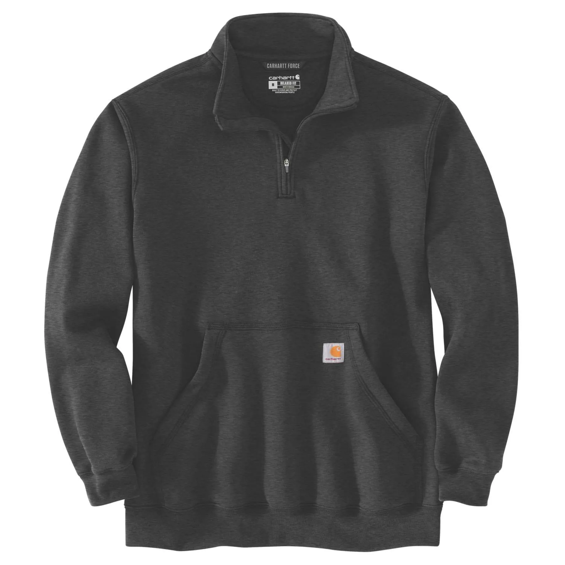 CARHARTT® Quarter-Zip Sweatshirt, Carbon Heather