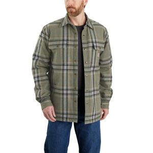 CARHARTT® Flannel Sherpa Lined Shirt Jac, Basil