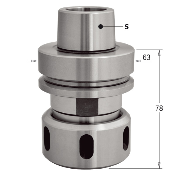 CMT CNC-chuck för DIN6388 hylsa HSK-F63 OBS använd 183,320,01 istället