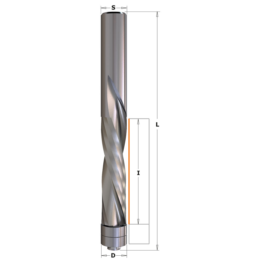 CMT Kantfräs HM D12,7 I50,8 S12 L114 UpCut Z2