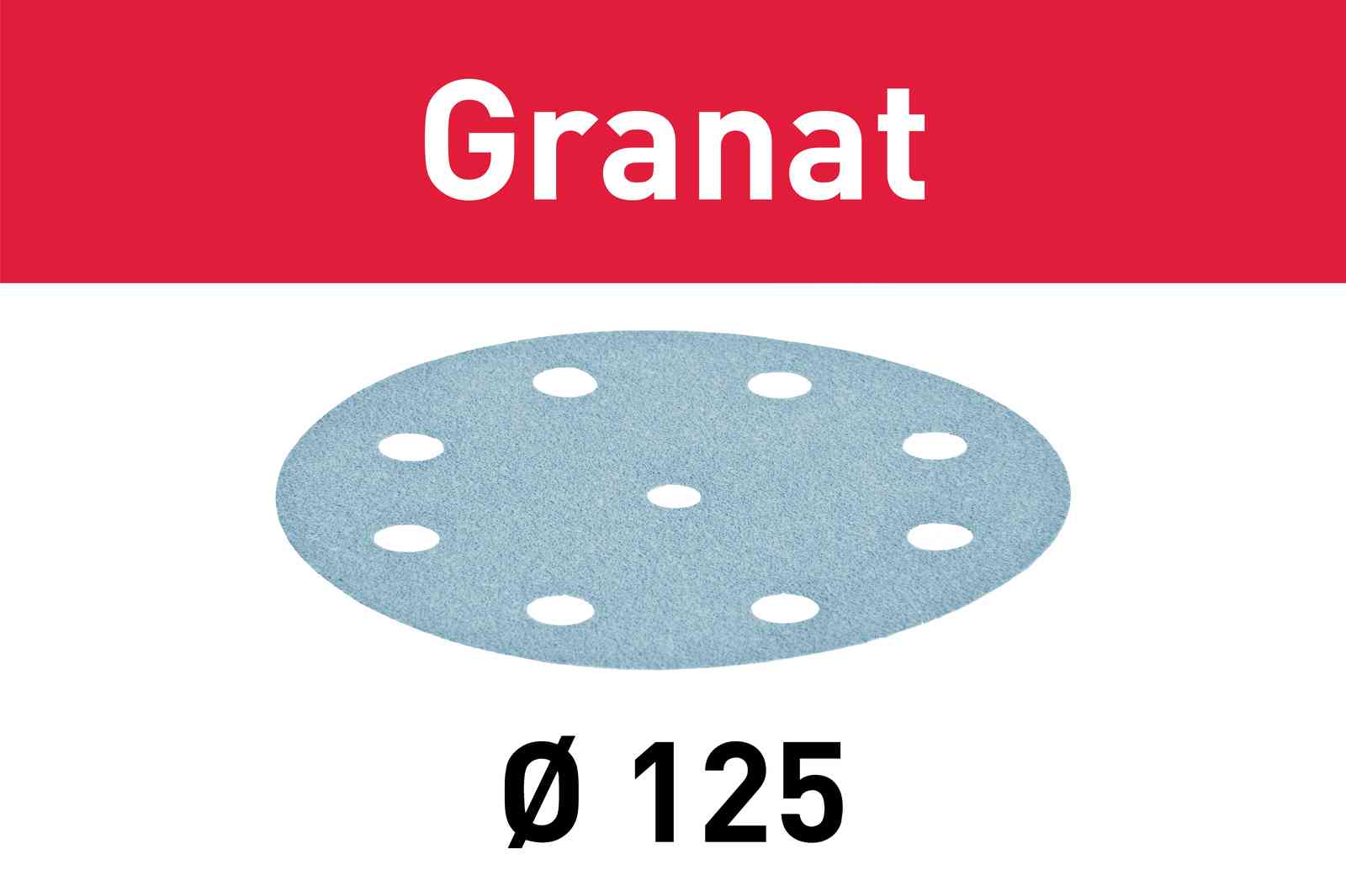 Festool Slippapper STF D125/8 Granat