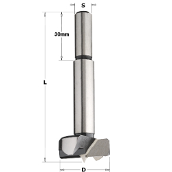 CMT Kvistborr D14 L90 S8x30 RH verktygsstål