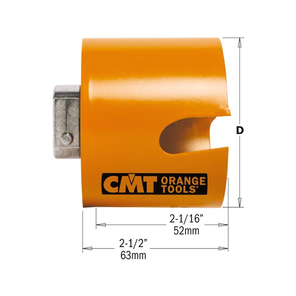 CMT Hålsåg med HM tand 210mm 10X hållbarhet, 5X snabbare