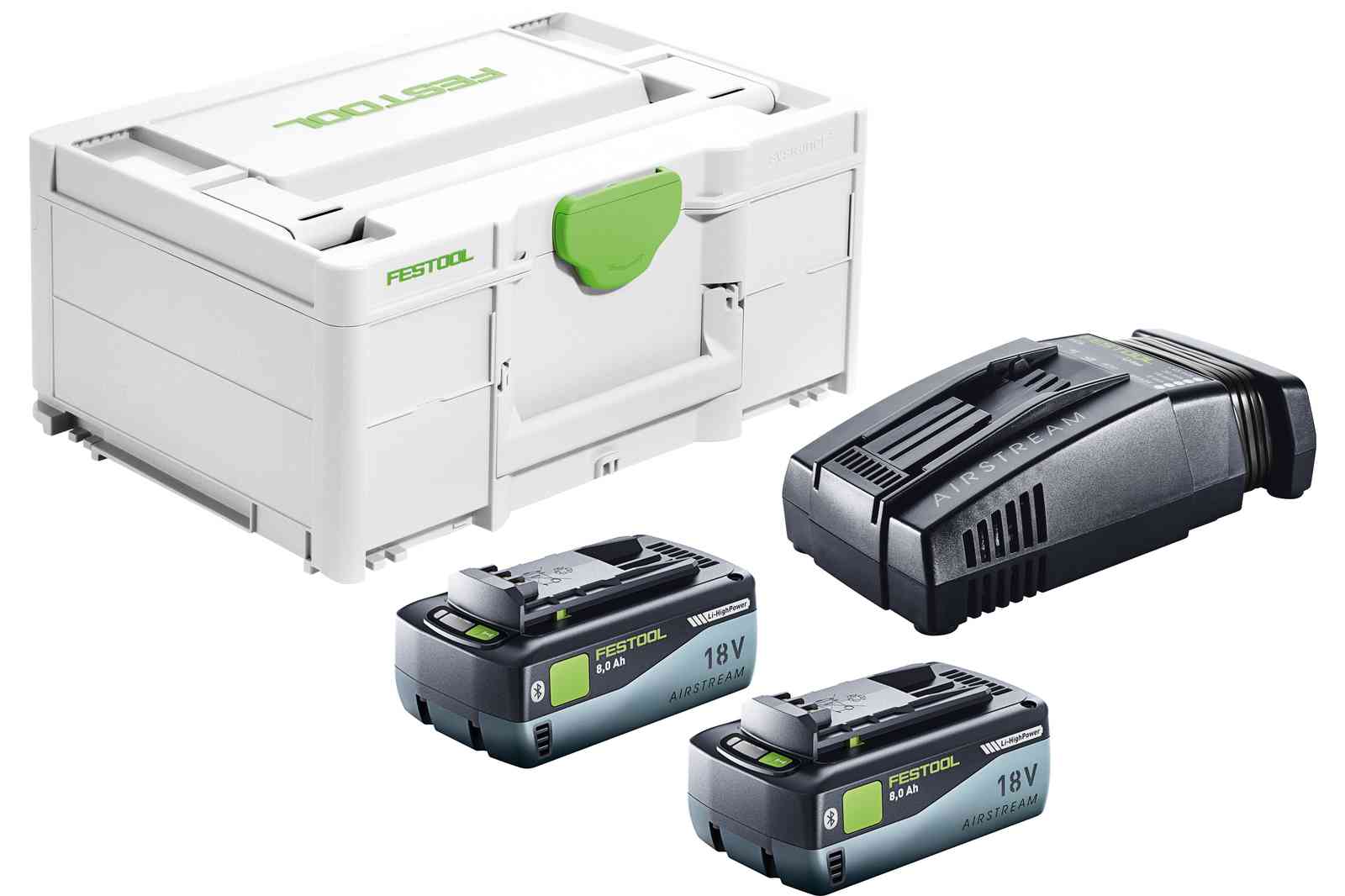 Festool Laddpaket SYS 18V 2x8,0/SCA16