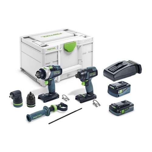 Festool Skruvdragarpaket TID 18 5,0/4,0-Set TPC 18/4