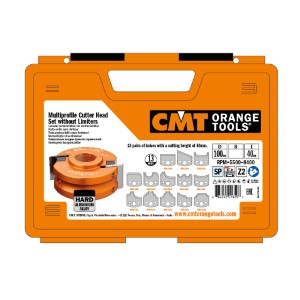 CMT UNI profilsats SP,100x40xø30 Z2 MEC, ALU 13 set (00,01,02,03,04,05,06,08,11,21,22,31,42)