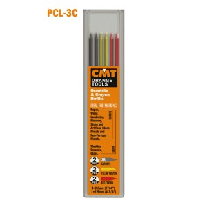 CMT 6st Refiller, grafit (2st), färgkrita (2st röda + 2st gula) till PCL-3 D2,8 L120